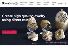 Tablet Screenshot of novafab.com